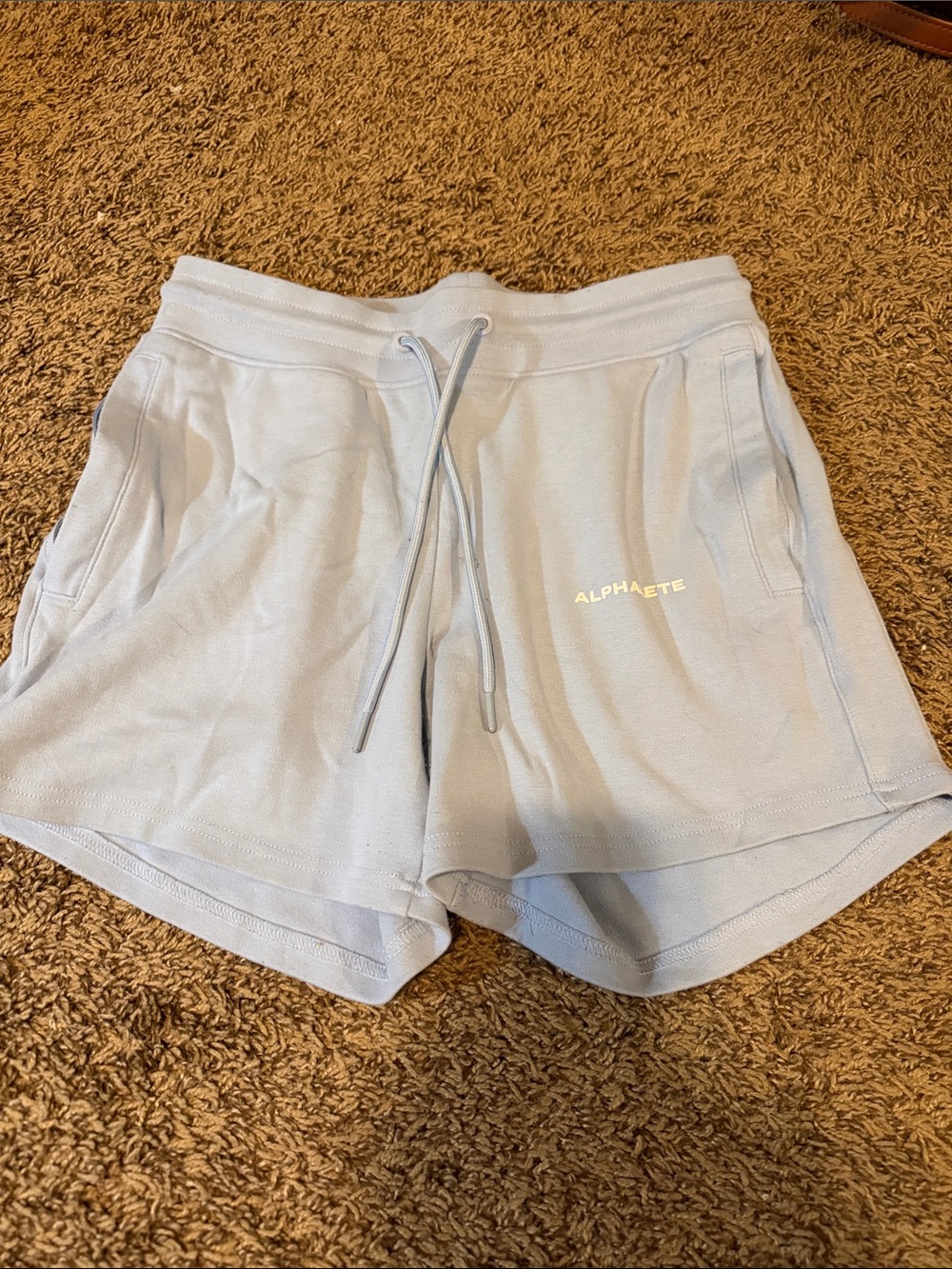 Alphalete Light Blue Women's Athletic Lounge Shorts